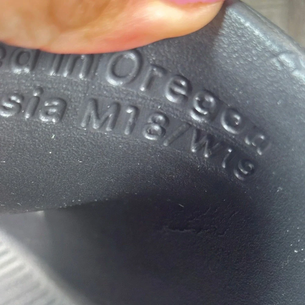 Nike Calm Slide Mens 18 Black Minimalist Foam Comfort NEW FD4116-001